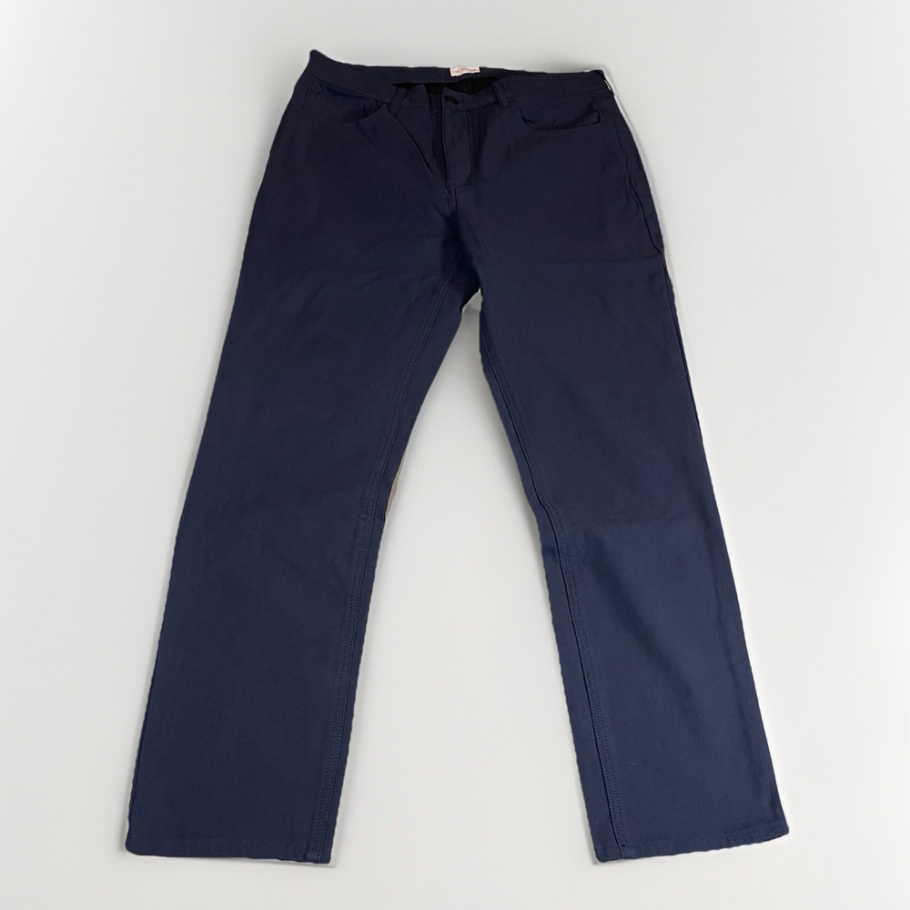 7 Diamonds Baron 5‎ Pocket Pants Mens Size 34x30 Navy Blue Straight Fit Stretch